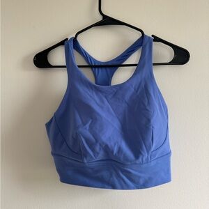 Lululemon Train Wunder Longline Bra - Size 12 - Wild Indigo